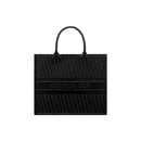 Black Calfskin Tote Bag