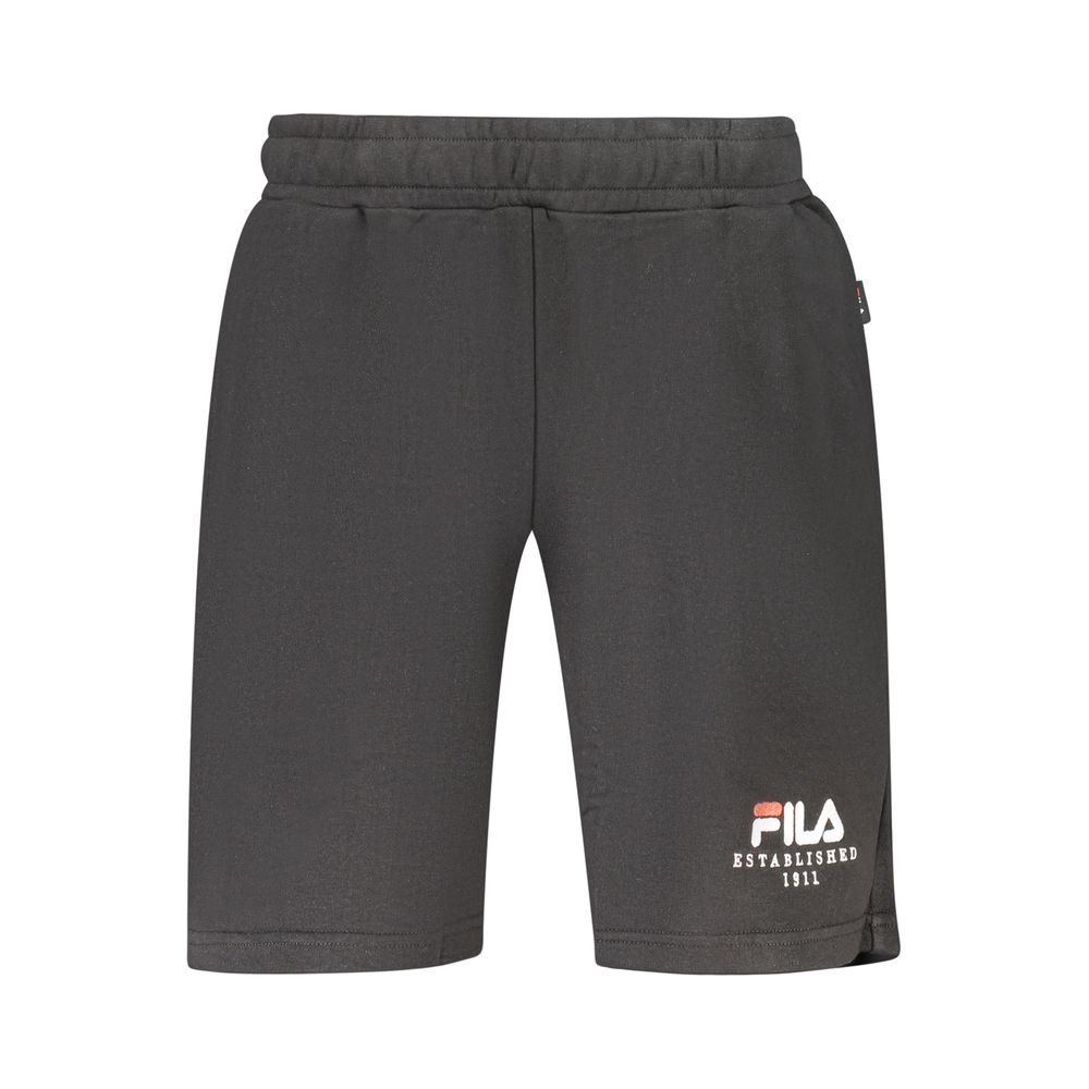 Black Cotton Men's Pants