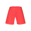 Rosso Poliestere Uomo Swim Shorts