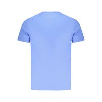 Light Blue Cotton Men's T-Shirt