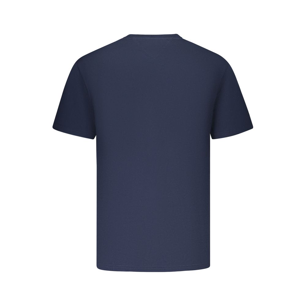 Blue Cotton Men's T-Shirt