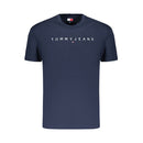 Blue Cotton Men's T-Shirt