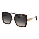 Black Stainless Steel Sunglasses
