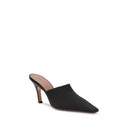 Black Silk Sandals