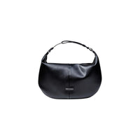 Black Polyester Handbag