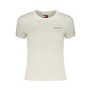 White Cotton Women's T-Shirt