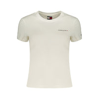 White Cotton Women's T-Shirt