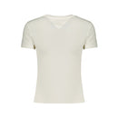 White Cotton Women's T-Shirt