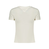 White Cotton Women's T-Shirt