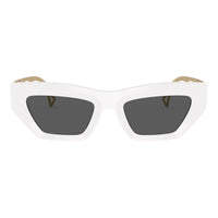 White Acetate Sunglasses