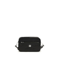 Black Polyamide Shoulder Bag