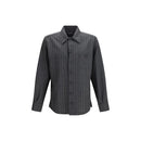 Gray Wool Oves Aries Dress Shirt