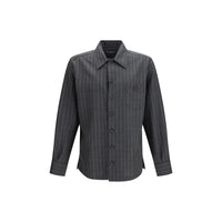 Gray Wool Oves Aries Dress Shirt