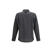 Gray Wool Oves Aries Dress Shirt
