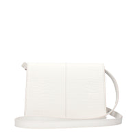 White Polyethylene Crossbody Bag
