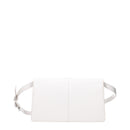 White Polyethylene Crossbody Bag