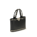 Black Calf Leather Bos Taurus Handbag