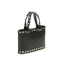 Black Calf Leather Bos Taurus Handbag