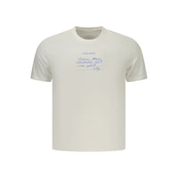 White Cotton Men's T-Shirt