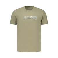 Green Cotton Men's T-Shirt
