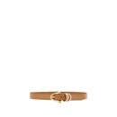 Beige Calf Leather Bos Taurus Regular Belt