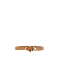 Beige Calf Leather Bos Taurus Regular Belt