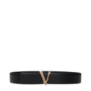 Black Leather Regular Belt