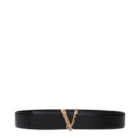 Black Leather Regular Belt