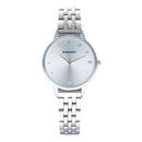 Gray Stainless Steel Dress Watch