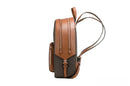 Michael Kors Jaycee Large Brown Signature PVC Shoulder Backpack Bookbag