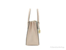 MICHAEL KORS Mercer 35S1GM9M2B Medium Logo And Leather Accordion Crossbody Bag In Powder Blush Multi