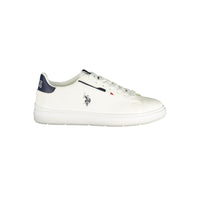 White Polyurethane Men's Sneaker