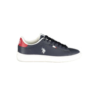 Blue Polyester Men's Sneaker