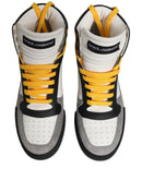 Multicolor Leather High Top Sneakers Shoes