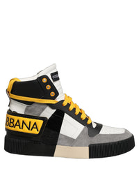 Multicolor Leather High Top Sneakers Shoes