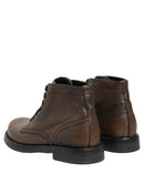 Brown Perugino Leather Men Ankle Boots Shoes