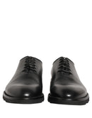 Black Leather Men Oxford Dress Formal Shoes