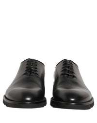 Black Leather Men Oxford Dress Formal Shoes