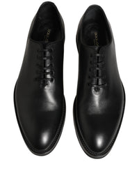Black Leather Men Oxford Dress Formal Shoes