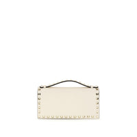 Beige Calf Leather Bos Taurus Wallet