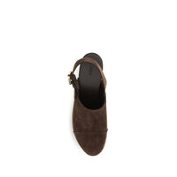 Brown Calf Leather Bos Taurus Clogs