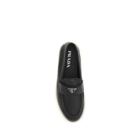 Black Calf Leather Bos Taurus Slip-On Loafers