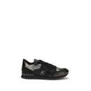 Black Polyamide Athletic Sneakers