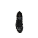 Black Polyamide Athletic Sneakers