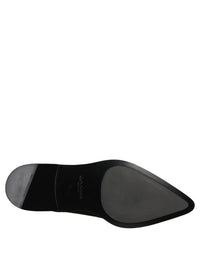 Black Leather Men Derby Dress Formal Shoes