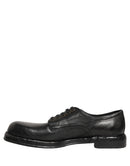 Black Leather Lace Up Derby Dress Men Shoes