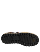 Brown Leopard Print Quilted Men Sneakers Shoes