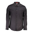 Black Cotton Men's Shirt