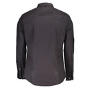 Black Cotton Men's Shirt