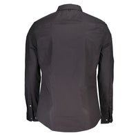 Black Cotton Men's Shirt